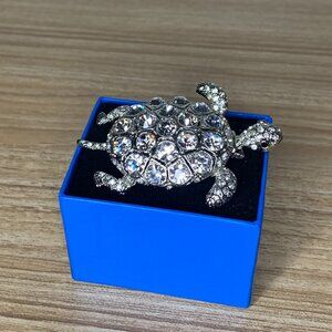 Amanda Borghese Silver Turtle Brooch